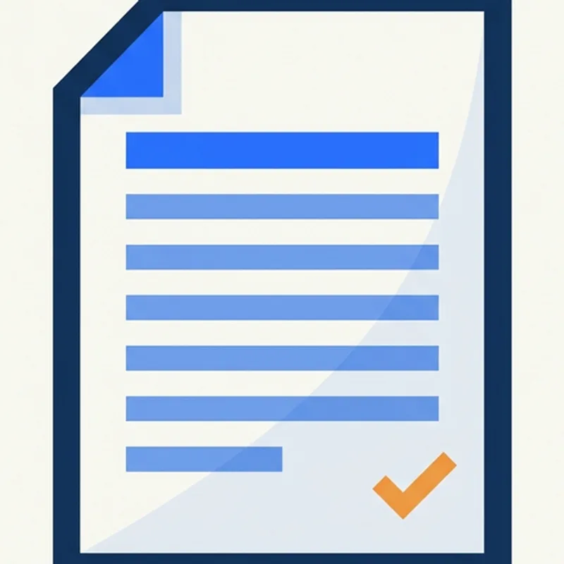 A plain page of text lines and one heading, nothing else on it