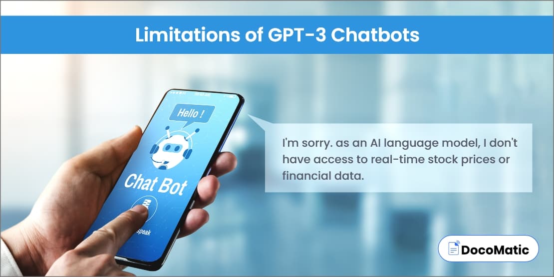 Limitations of gpt-3 chatbots