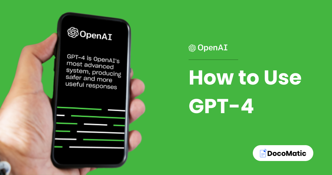 How to use GPT-4